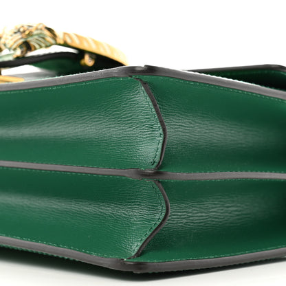 Gucci Azalea Calfskin Enamel Small Dionysus Shoulder Bag New Shamarock Emerald Off White 11 of 13