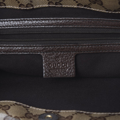 Gucci Crystal Monogram Large Babouska Vertical Shopping Tote Brown 5 of 15