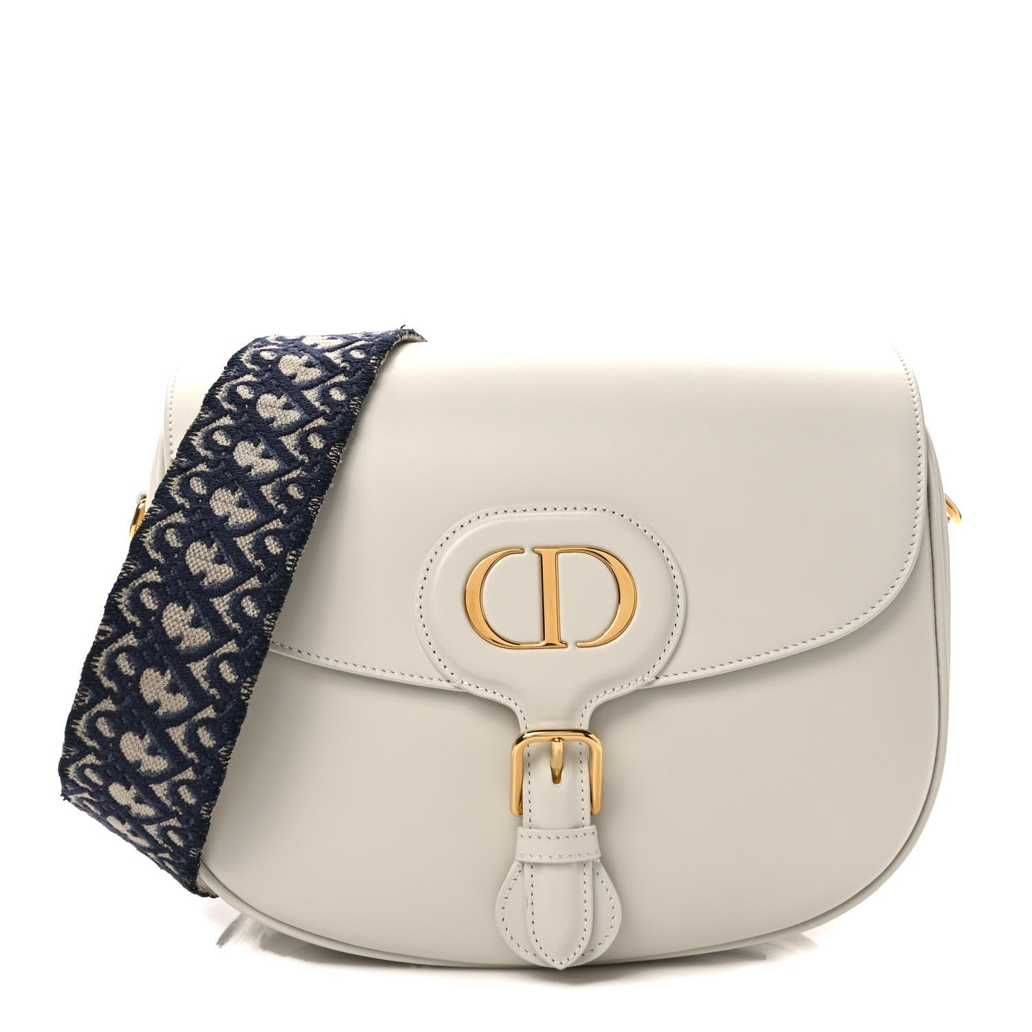 Christian Dior Box Calfskin Large Bobby Flap White 1 of 8