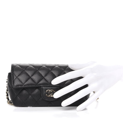 Chanel Caviar Quilted Glasses Case With Chain Black 4 of 8