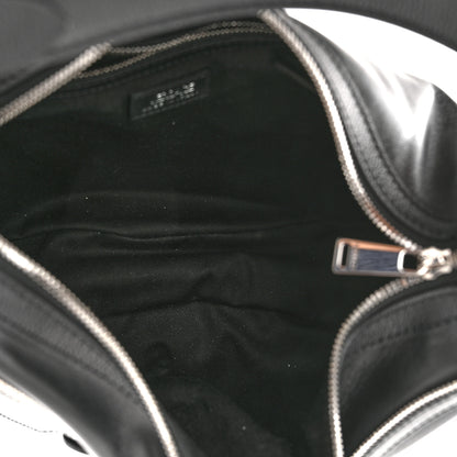 Versace Calfskin Medium Repeat Zip Hobo Black 6 of 11
