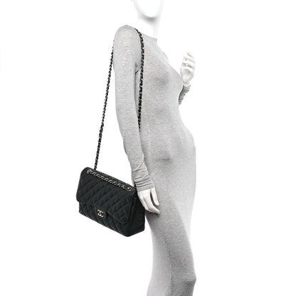 Chanel Caviar Quilted Jumbo Double Flap Black 2 of 11