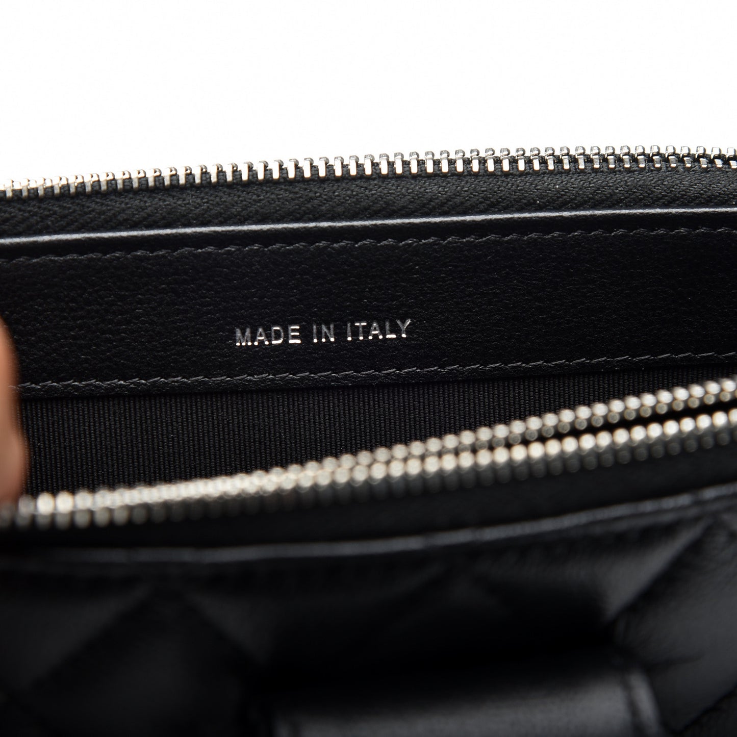 Grained Calfskin Quilted CC Box Clutch With Chain Black