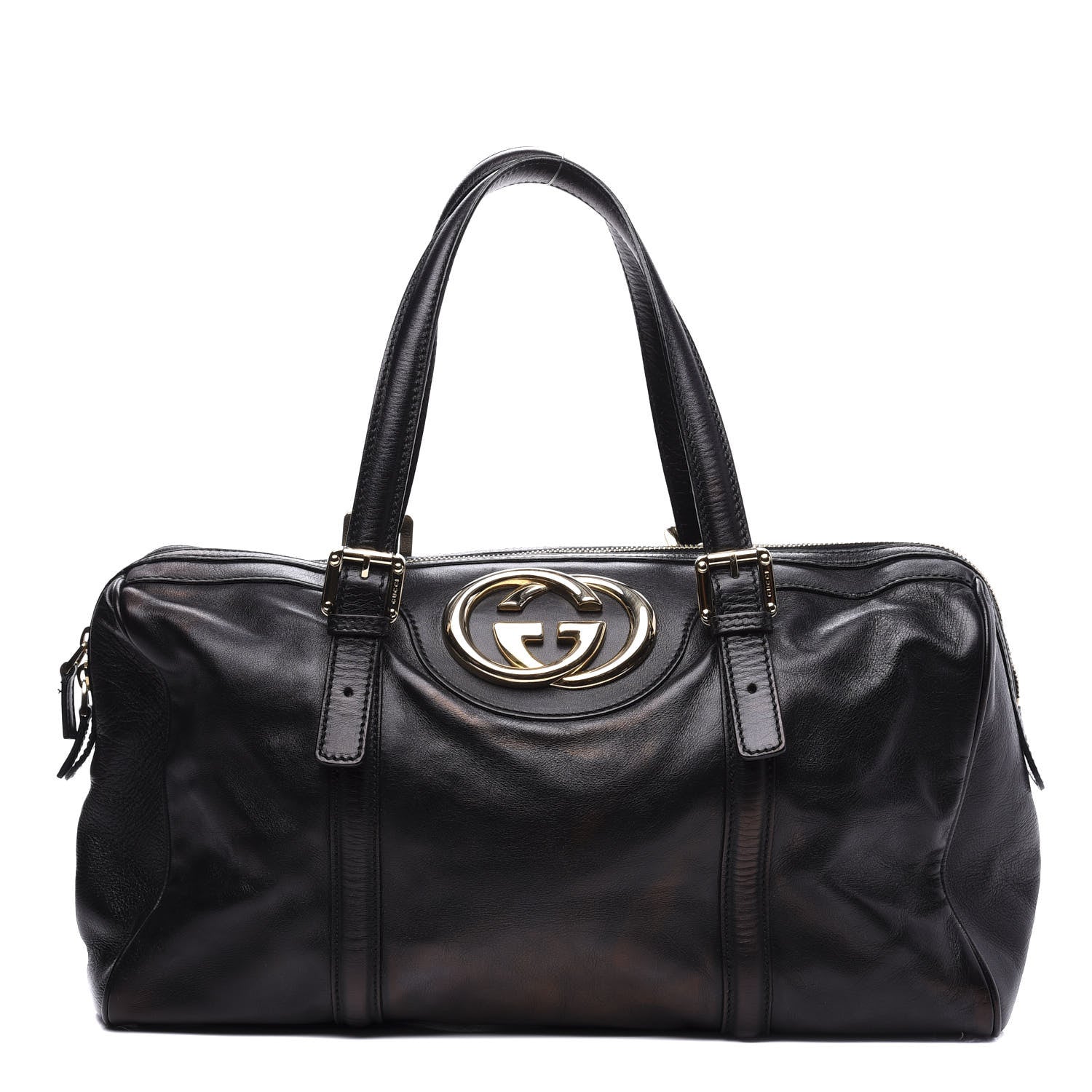 Gucci Calfskin Medium Britt Boston Black 1 of 10