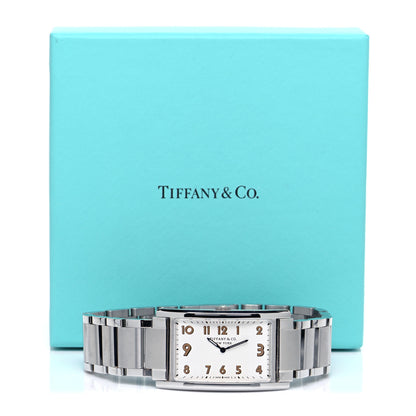 Tiffany Stainless Steel 25mm East West Quartz Watch 4 of 4