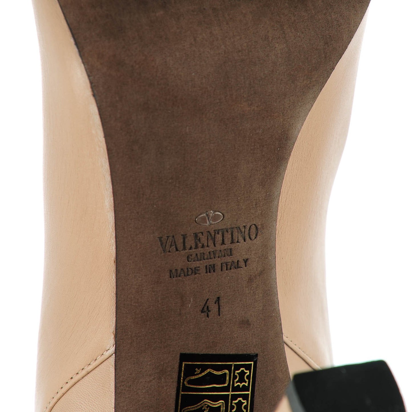 Calfskin Knee High 95mm Boots 41 Nude