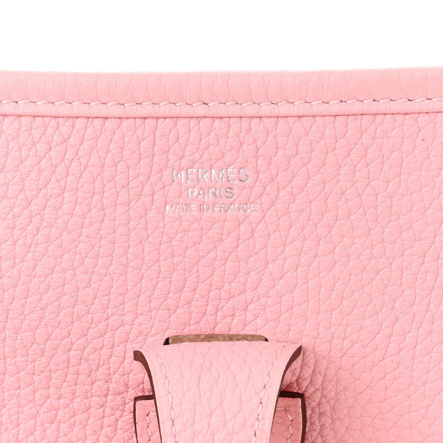 Hermes Taurillon Clemence Evelyne III PM Rose Sakura 6 of 12