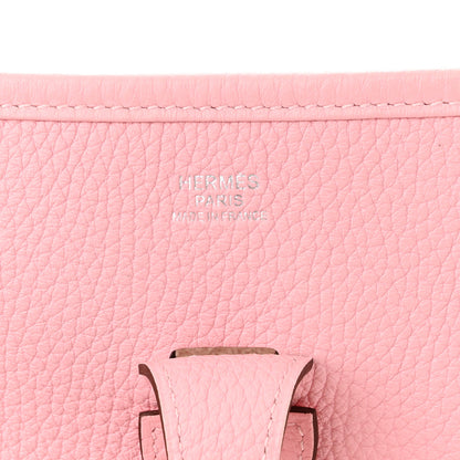 Hermes Taurillon Clemence Evelyne III PM Rose Sakura 6 of 12