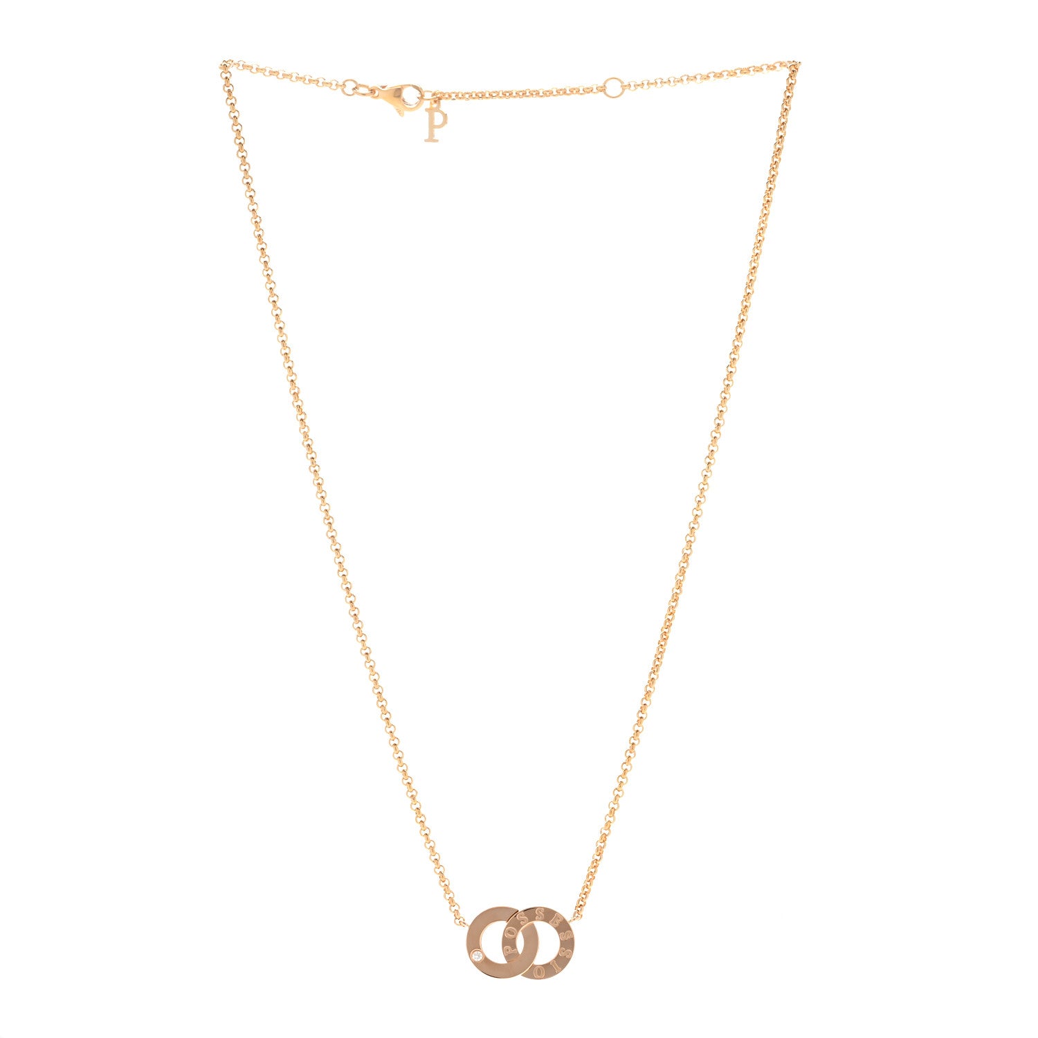 Piaget 18K Rose Gold Diamond Possession Toi Moi Pendant Necklace 3 of 4