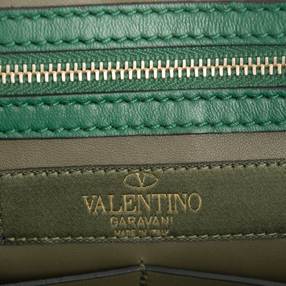 Valentino Garavani Nappa Canvas Camo Medium Rockstud Soft Tote Multicolor 6 of 7