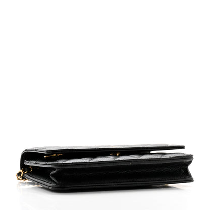 Chanel Caviar Quilted Wallet on Chain WOC Black 4 of 12