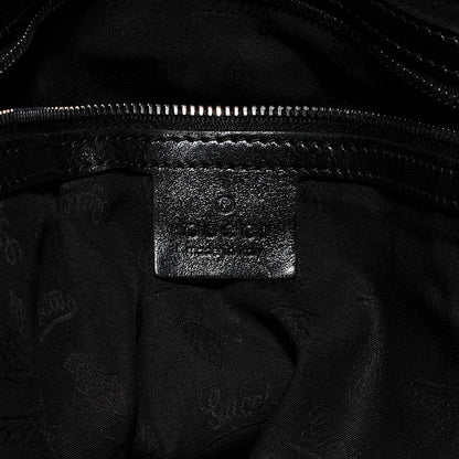 Gucci Iridescent Patent Medium Icon Bit Shoulder Bag Black 6 of 8