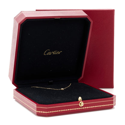 Cartier 18K Yellow Gold Diamond LM D'Amour Pendant Necklace 6 of 6