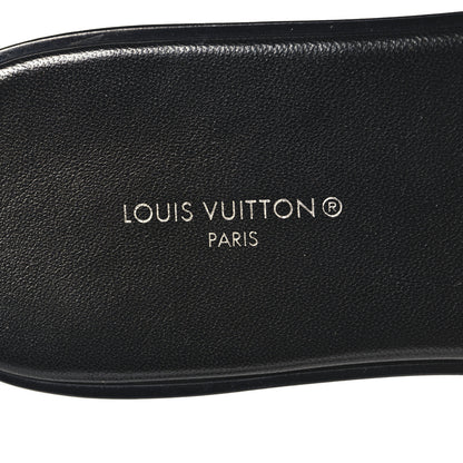Louis Vuitton Patent Monogram Lock It Flat Mules 37 9 of 9