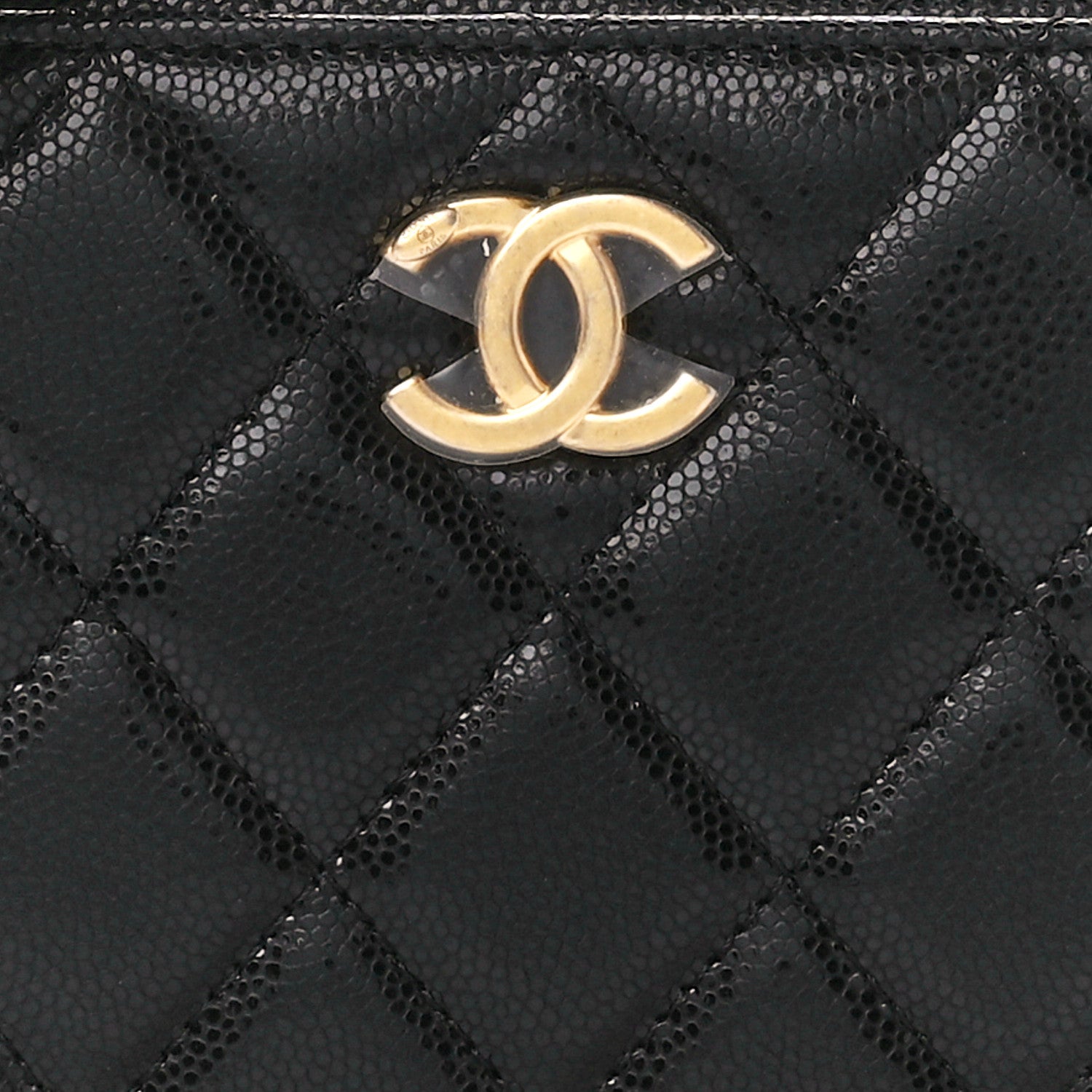 Chanel Caviar Quilted Twist Your Buttons Clutch With Chain Black 9 of 11