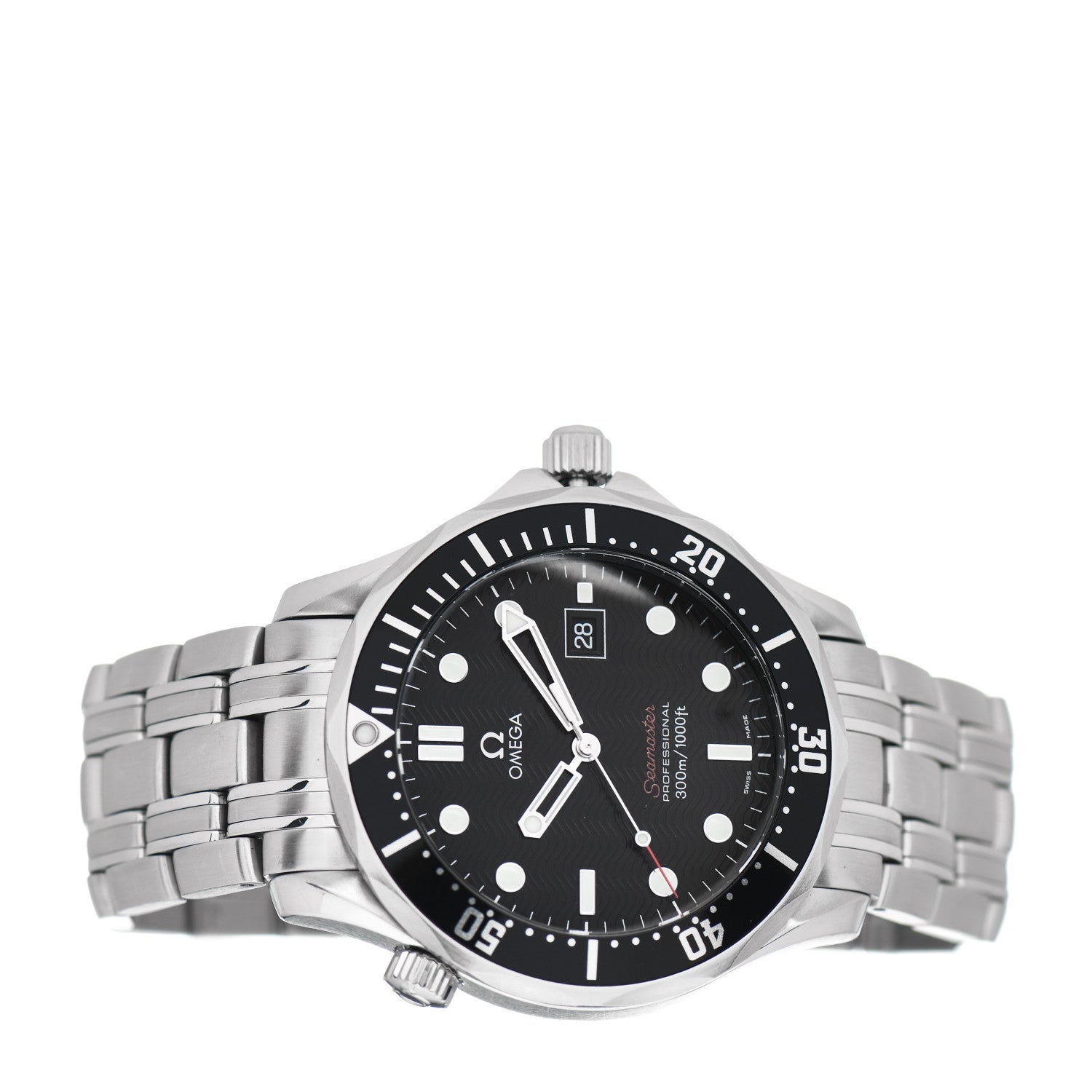 Omega Stainless Steel 41mm Seamaster 300M Quartz Watch Black 212.30.41.61.01.001 2 of 4