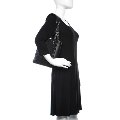 Chanel Caviar Quilted Petit Shopping Tote PST Black 2 of 9