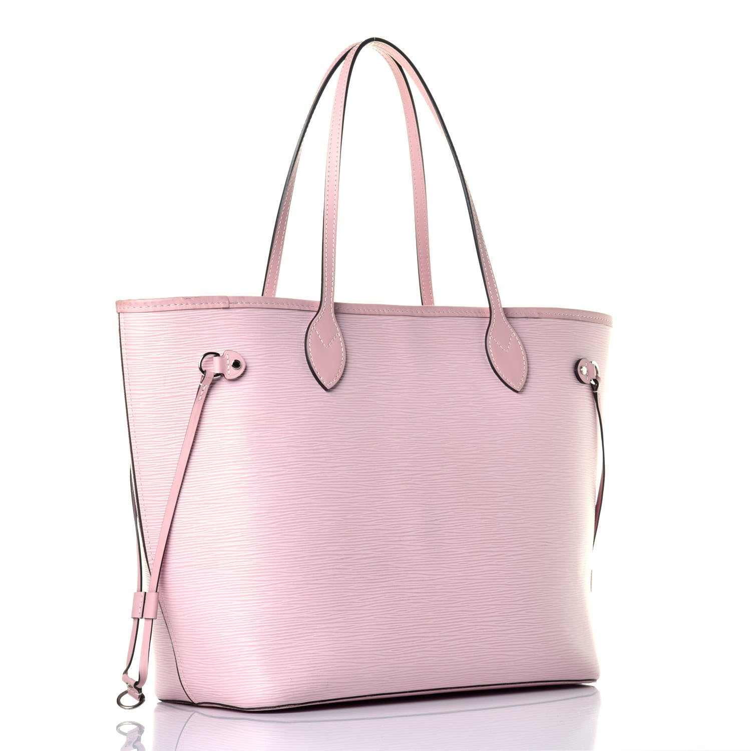 Louis Vuitton Epi Neverfull MM Rose Ballerine 2 of 9
