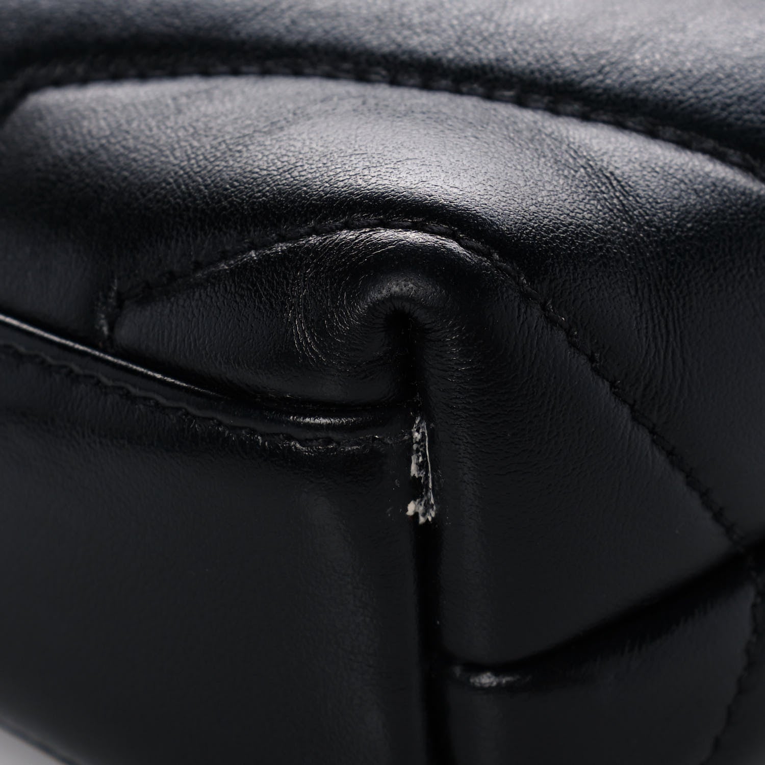 Saint Laurent Calfskin Y Quilted Monogram Toy Loulou Crossbody Bag Black 10 of 18