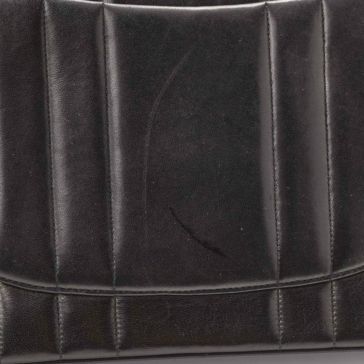 Chanel Lambskin Vertical Quilt Jumbo Single Flap Black 18 of 19