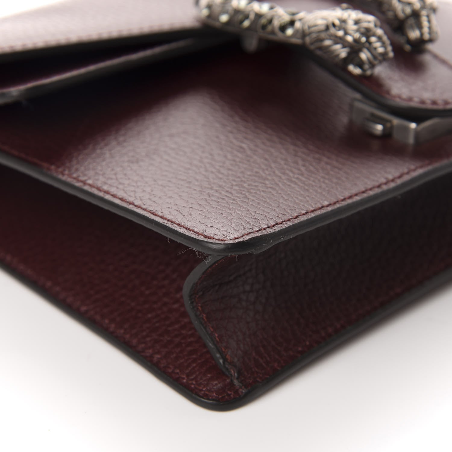 Gucci Dollar Calfskin Crystal Mini Dionysus Shoulder Bag Vintage Bordeaux 5 of 11