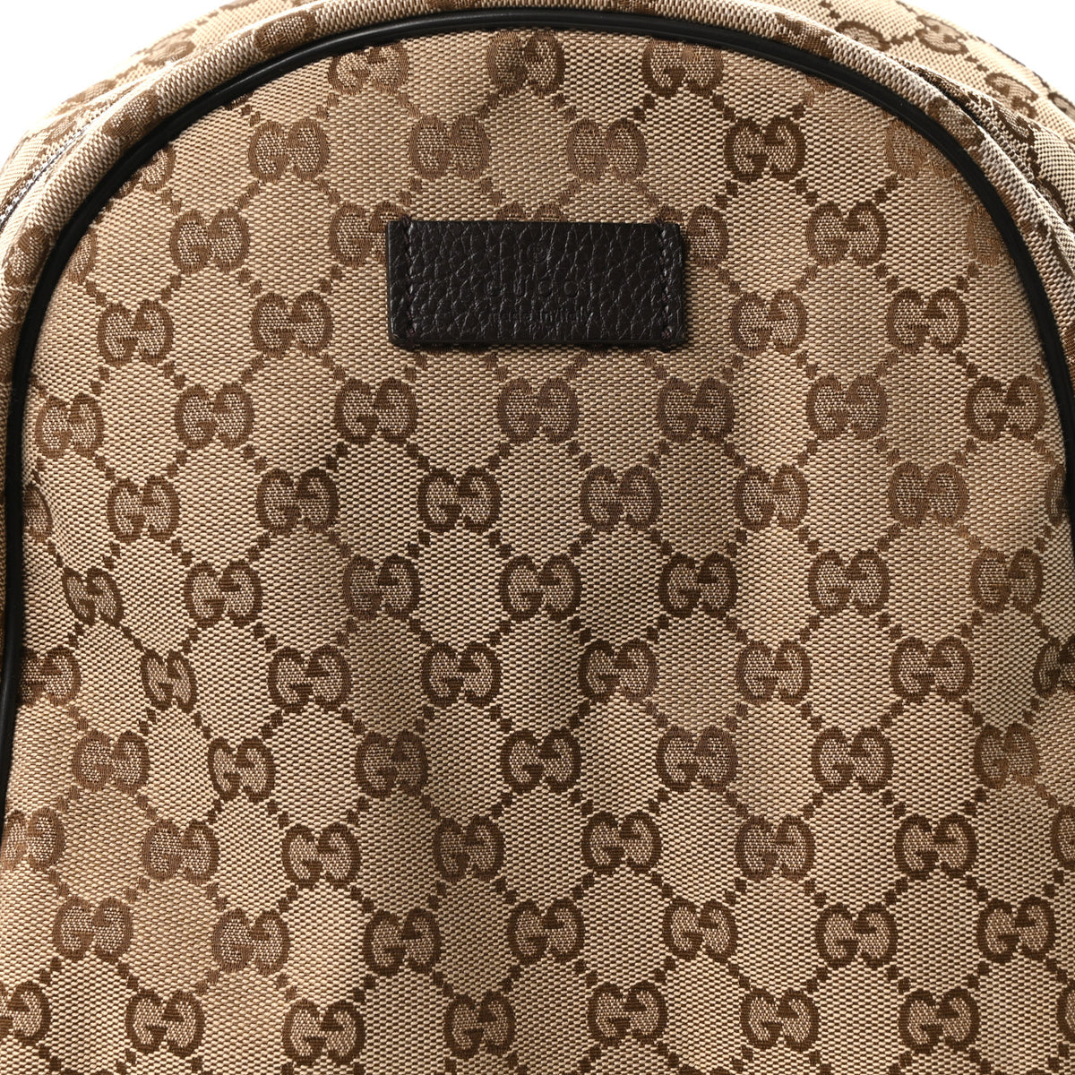 Gucci Monogram Travel Backpack Dark Brown 8 of 10