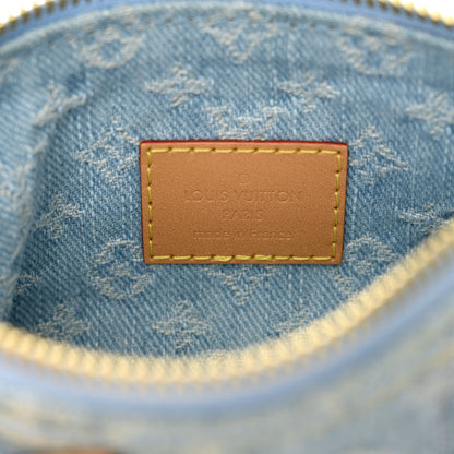 Louis Vuitton Monogram Denim Nano Speedy Sky Blue 6 of 9