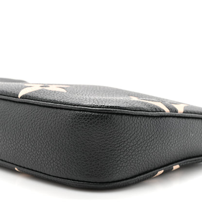 Louis Vuitton Empreinte Monogram Giant Multi Pochette Accessories Large Pochette Black Beige 8 of 11