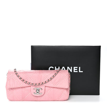 Chanel Snakeskin Ultimate Stitch Flap Pink 13 of 13