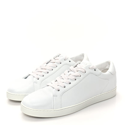 Jimmy Choo Calfskin Kai Sneakers 39.5 White 3 of 8