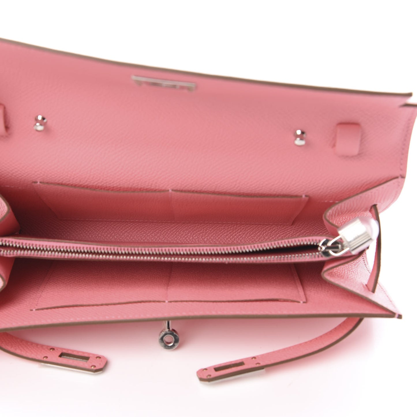 Epsom Kelly Wallet To Go Rose Confetti