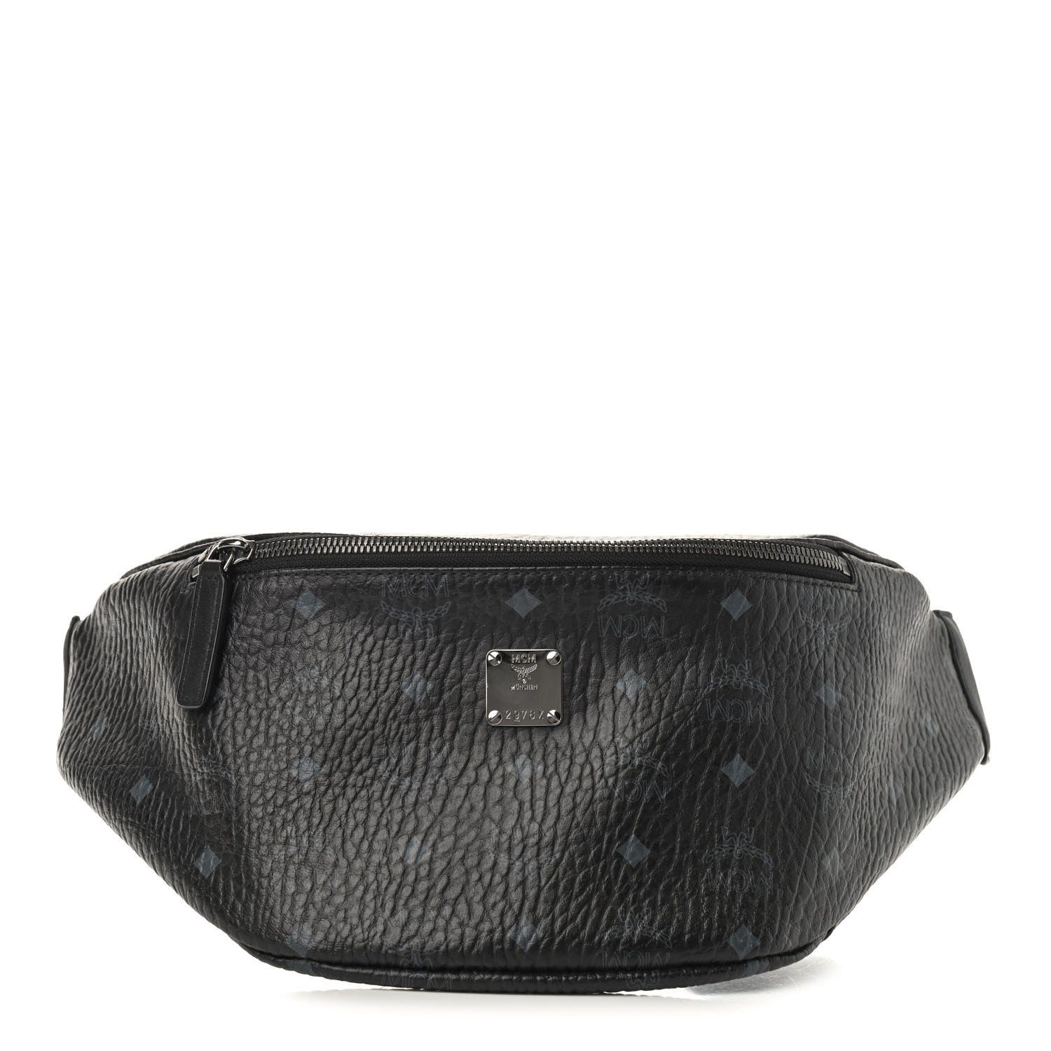 MCM Visetos Stark Belt Bag Black 1 of 8
