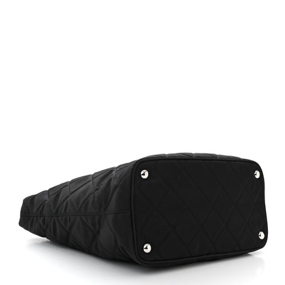 Prada Nylon Tessuto Impuntu Quilted Tote Black 4 of 11