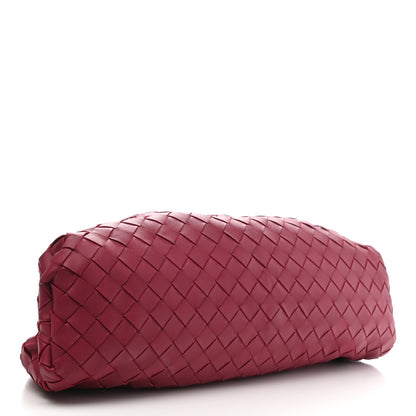 Bottega Veneta Nappa Maxi Intrecciato The Pouch Oversized Clutch Dark Red 5 of 11