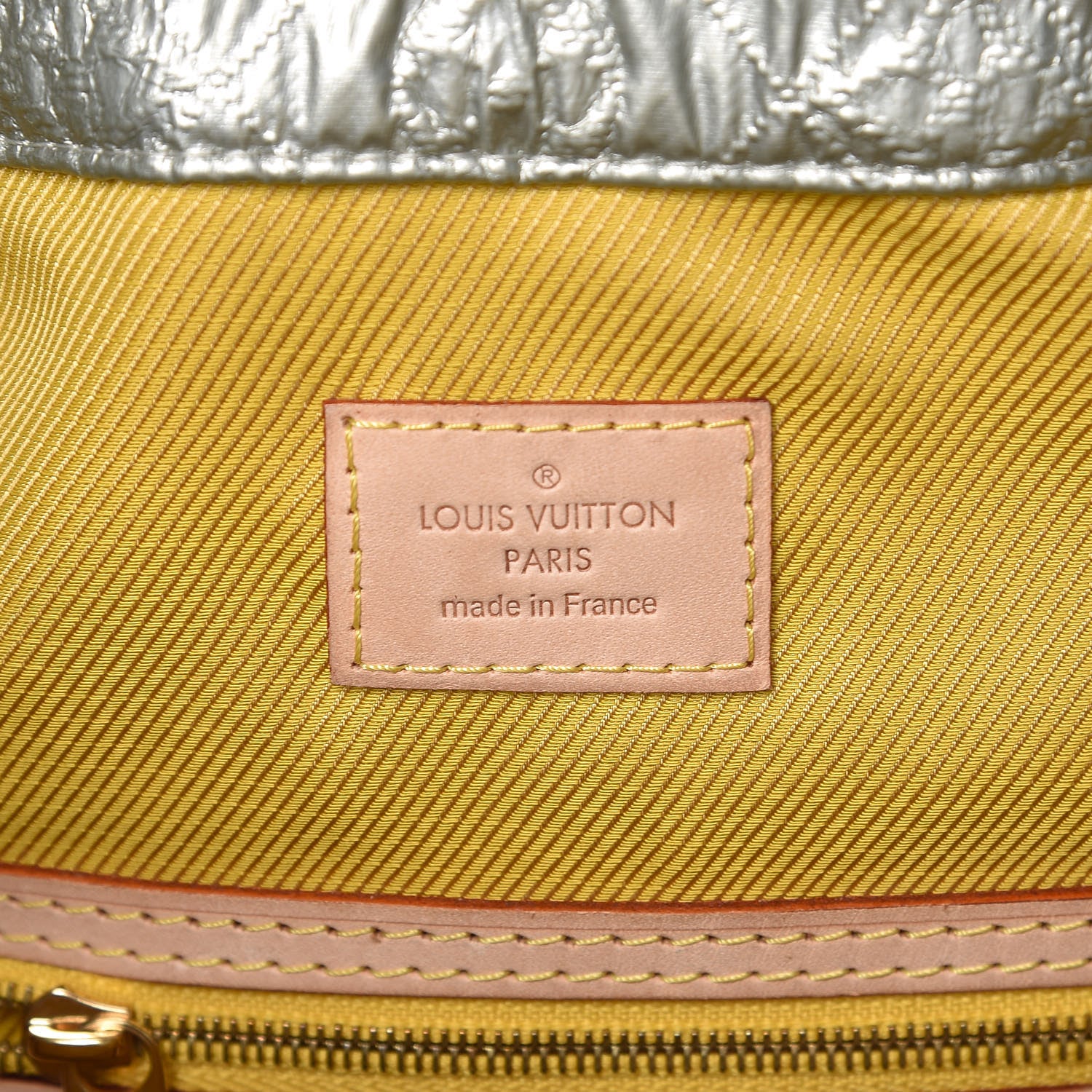 Louis Vuitton Jacquard Quilted Monogram Limelight Clutch GM Perle 6 of 6