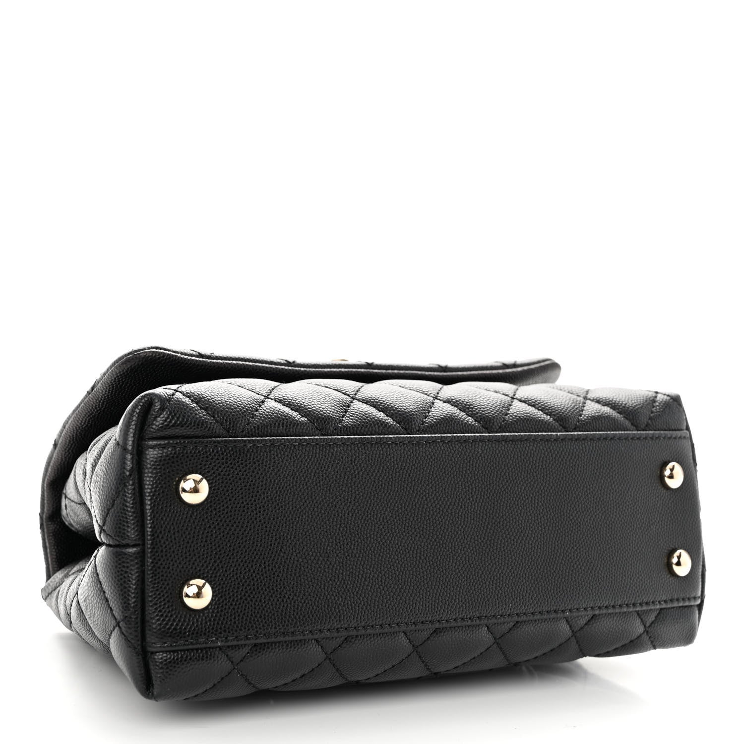Chanel Caviar Quilted Mini Coco Handle Flap Black 4 of 9