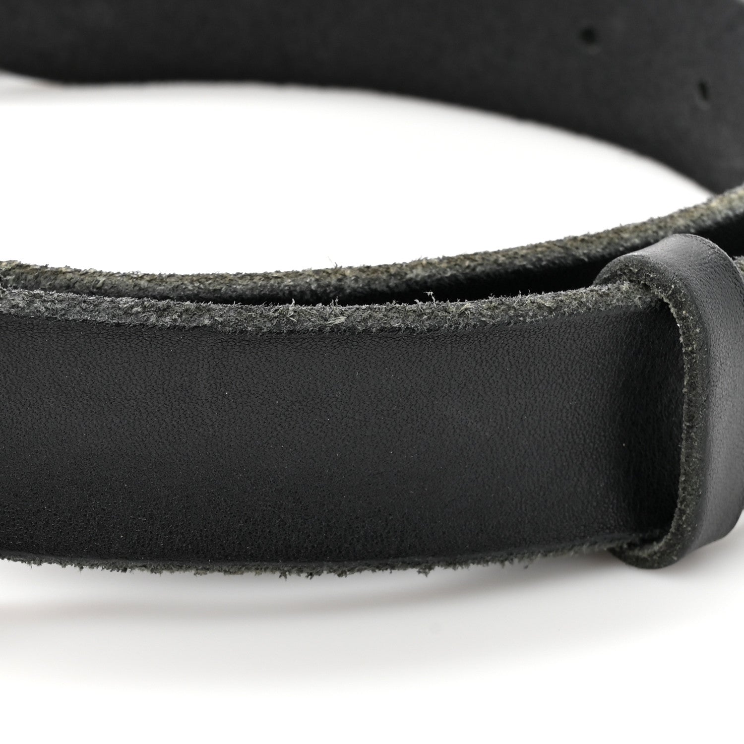Gucci Faded Calfskin Double G 30mm Belt 70 28 Black 5 of 5