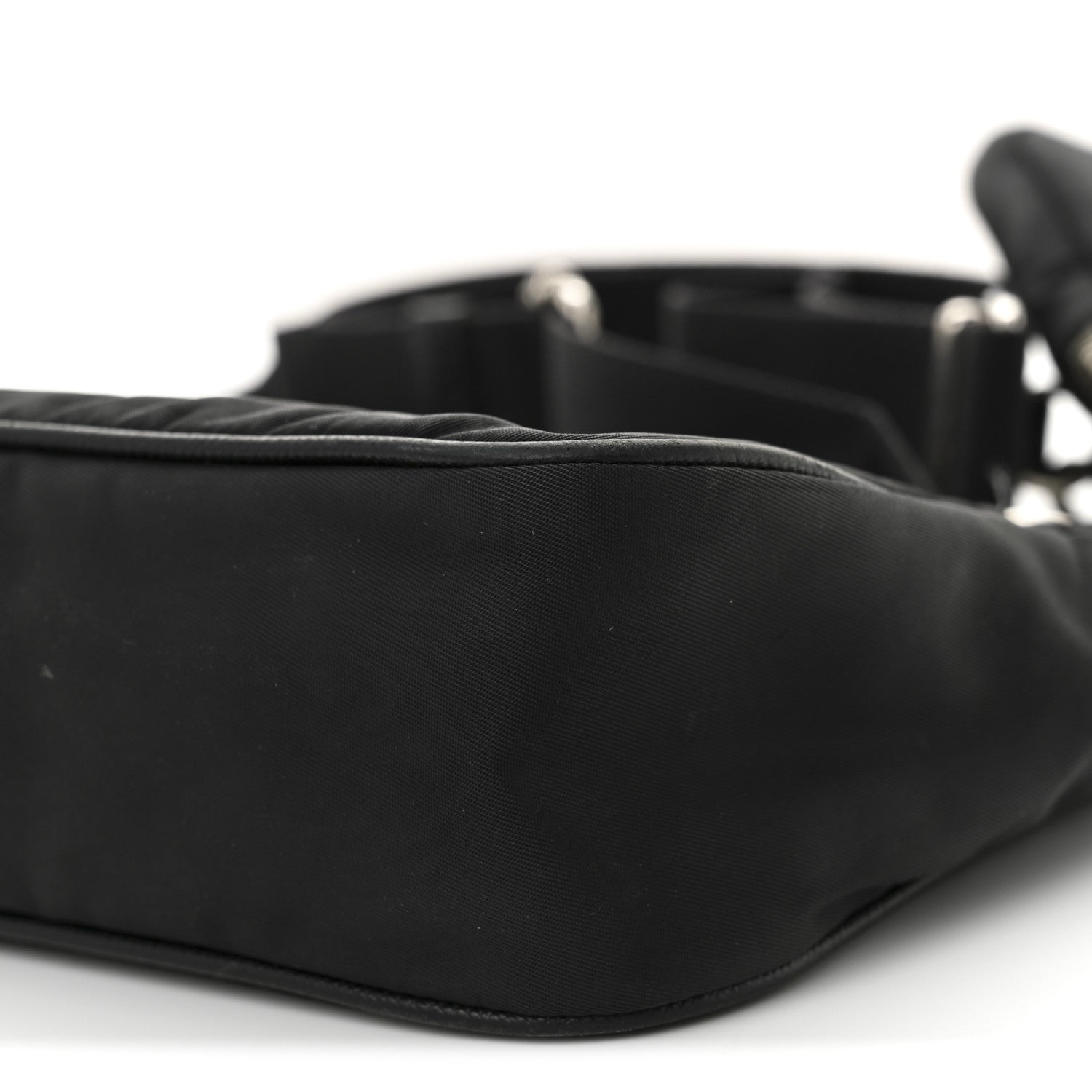 Prada Nylon Re-Edition 2005 Shoulder Bag Black 10 of 11