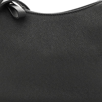 Valentino Garavani Grained Calfskin Rockstud Hobo Bag Black 10 of 10