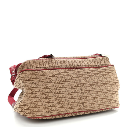 Christian Dior Monogram Tote Red 3 of 12