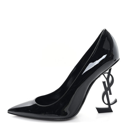 Saint Laurent Patent Calfskin Opyum 110 Pumps 36.5 Black 1 of 10