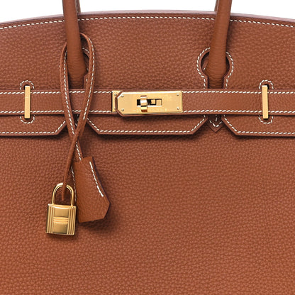 Hermes Togo Birkin 30 Gold 8 of 12