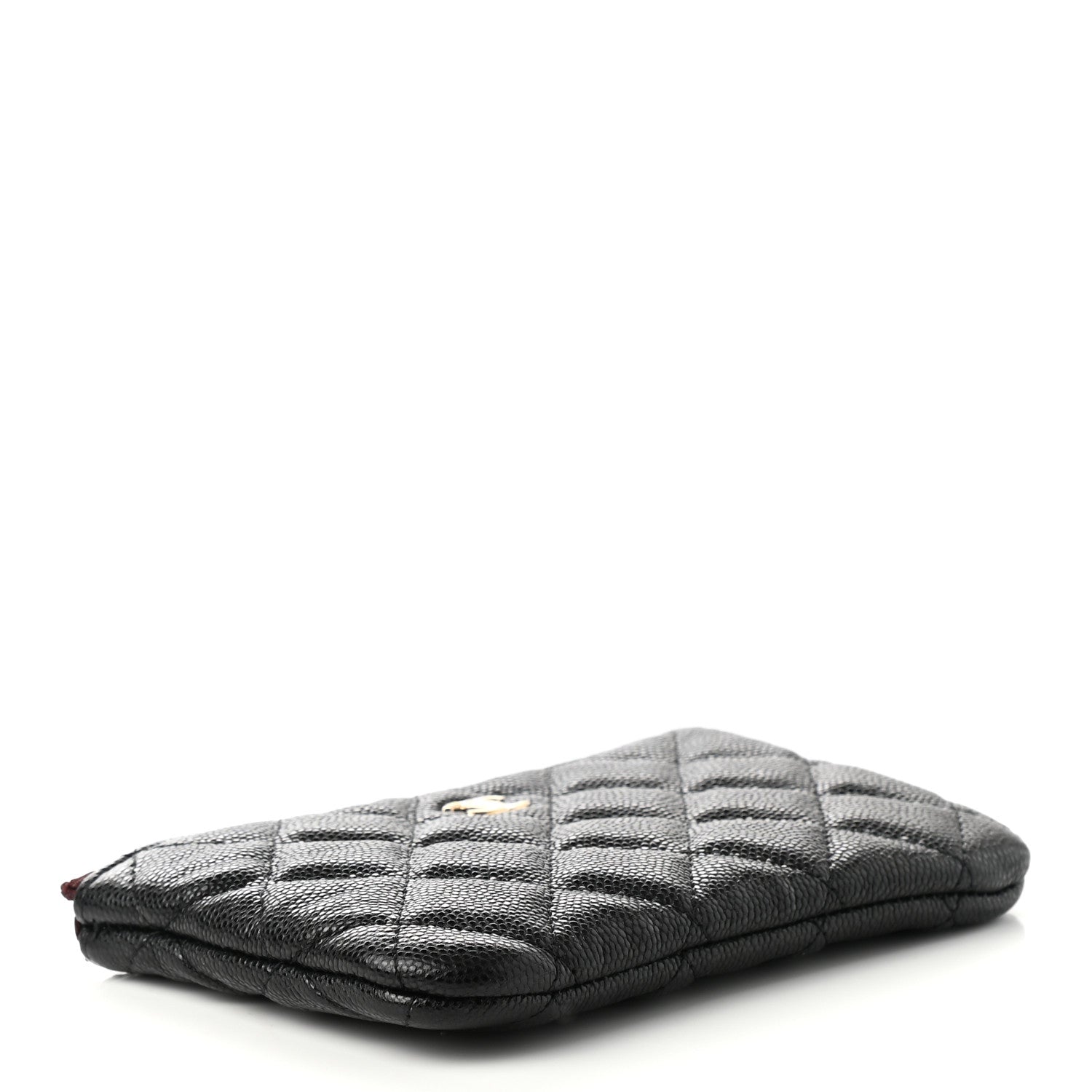 Chanel Caviar Quilted Small Cosmetic Case Black 4 of 8