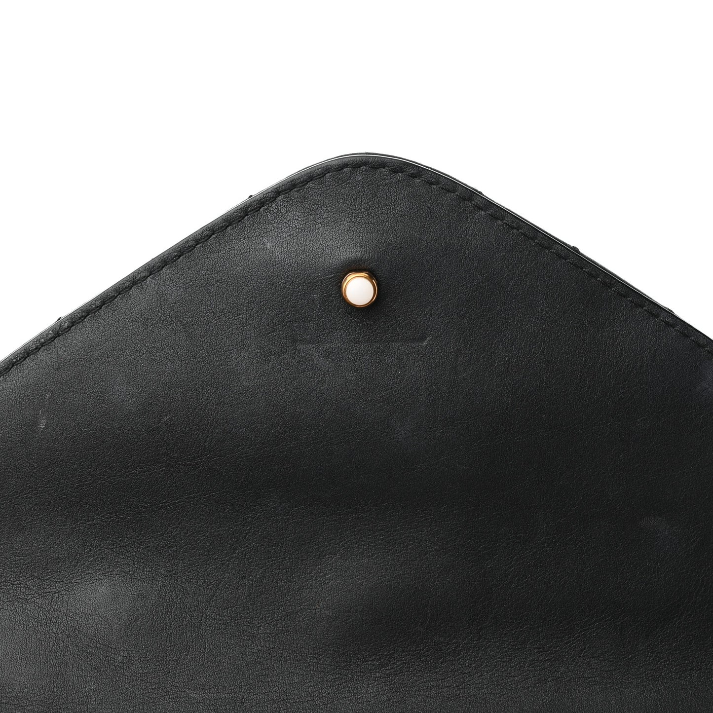 Calfskin Embroidered New Wave Chain MM Black