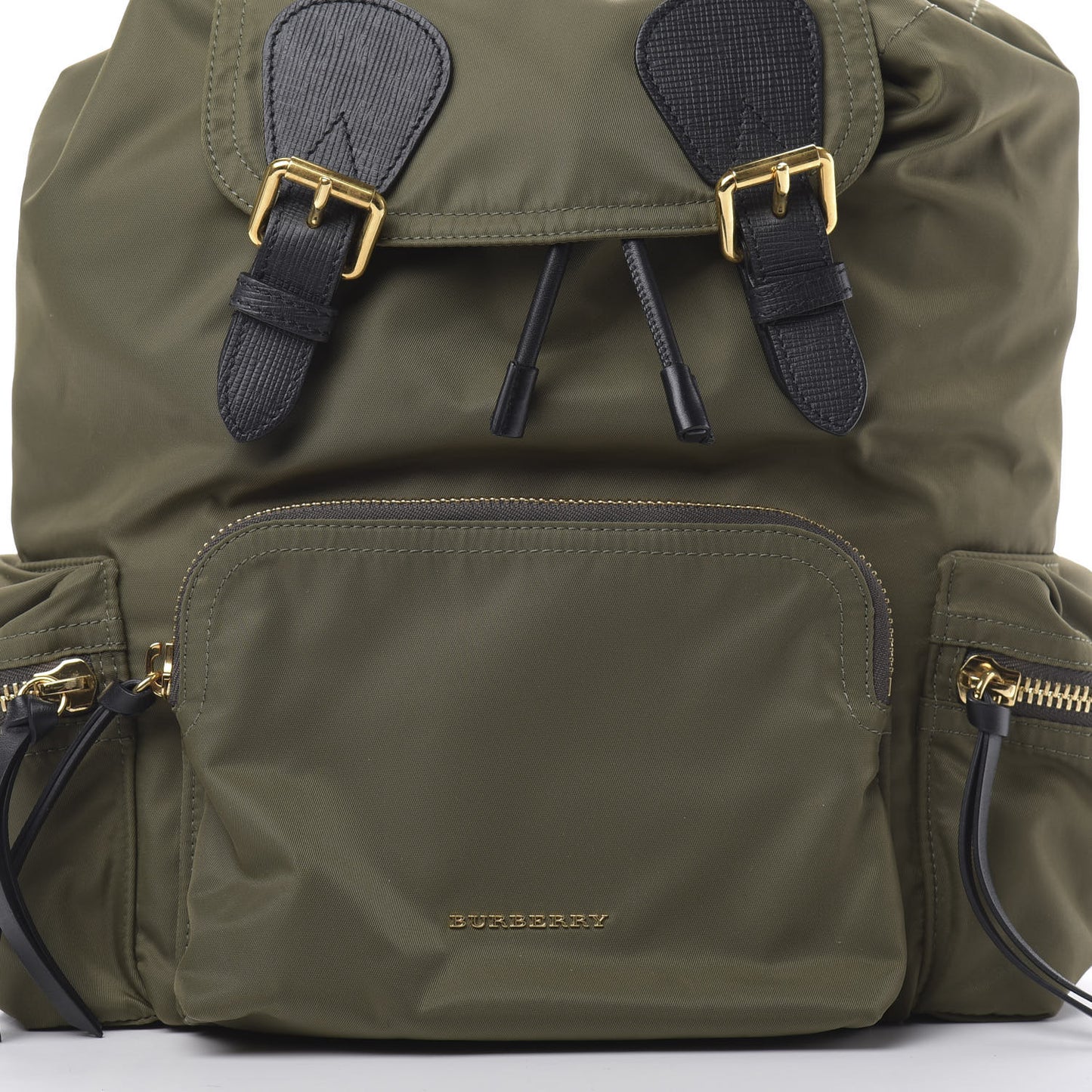 Nylon Medium Rucksack Backpack Green