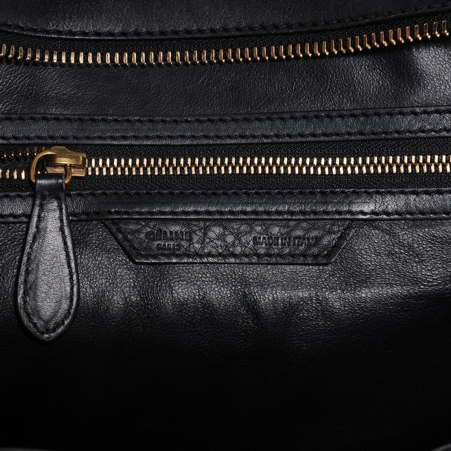 Smooth Calfskin Mini Luggage Black