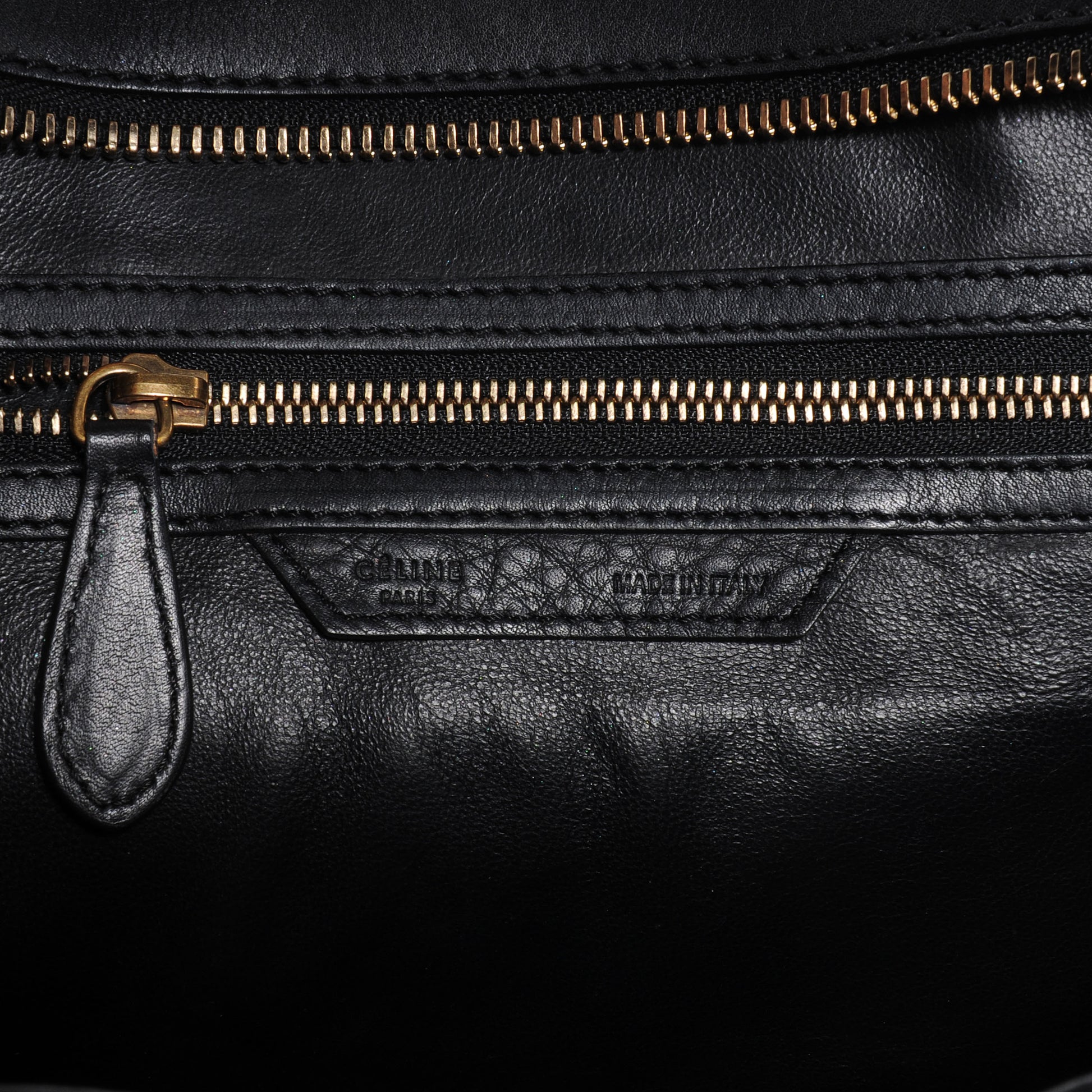 Celine Smooth Calfskin Mini Luggage Black 6 of 9