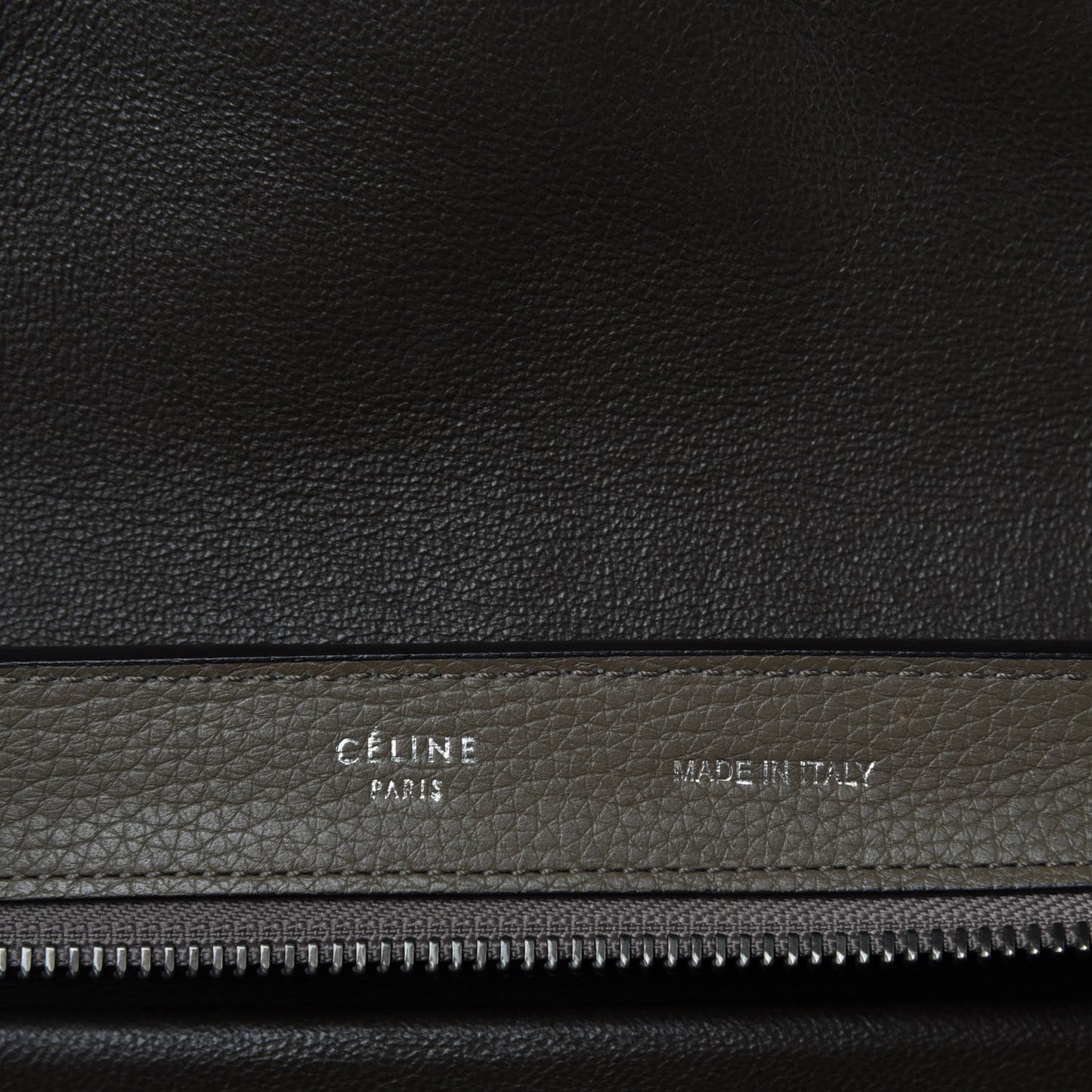 Drummed Calfskin Suede Small Trapeze Taupe