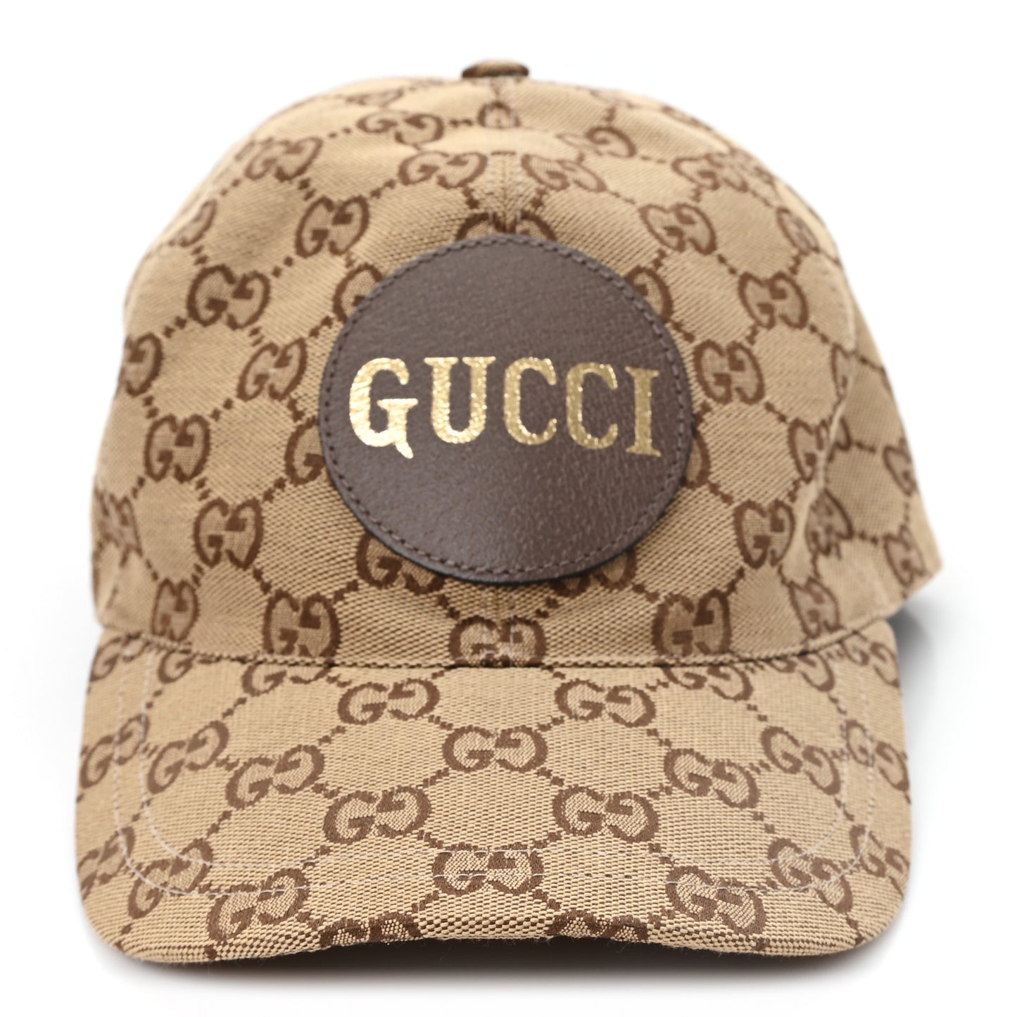 Monogram Textured Dollar Calfskin Zeno Baseball Hat XL Beige