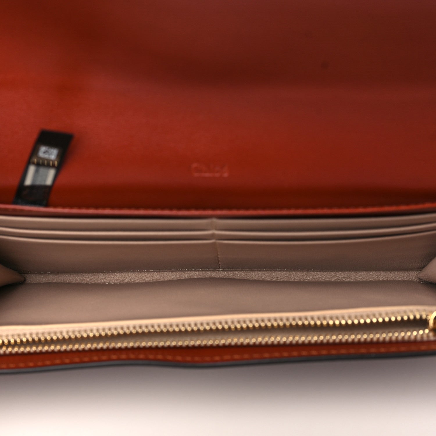 Chloe Smooth Calfskin Chloe Long Wallet Tan 5 of 7